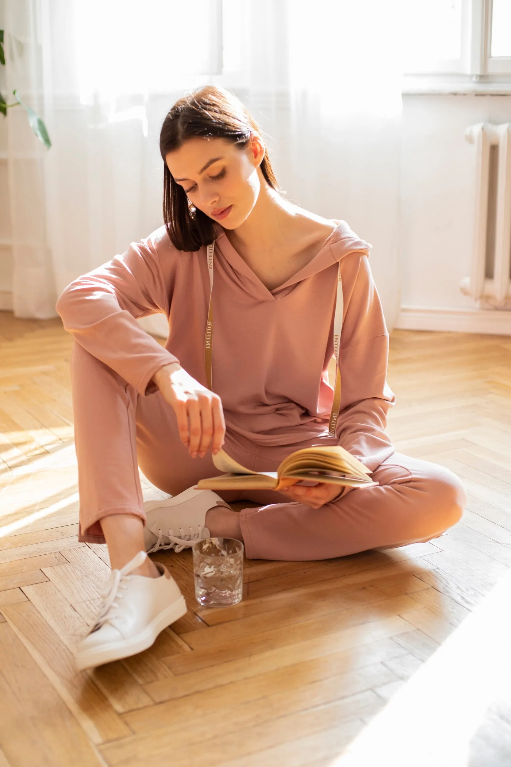 Enteliér Sweatpants Dirty Pink