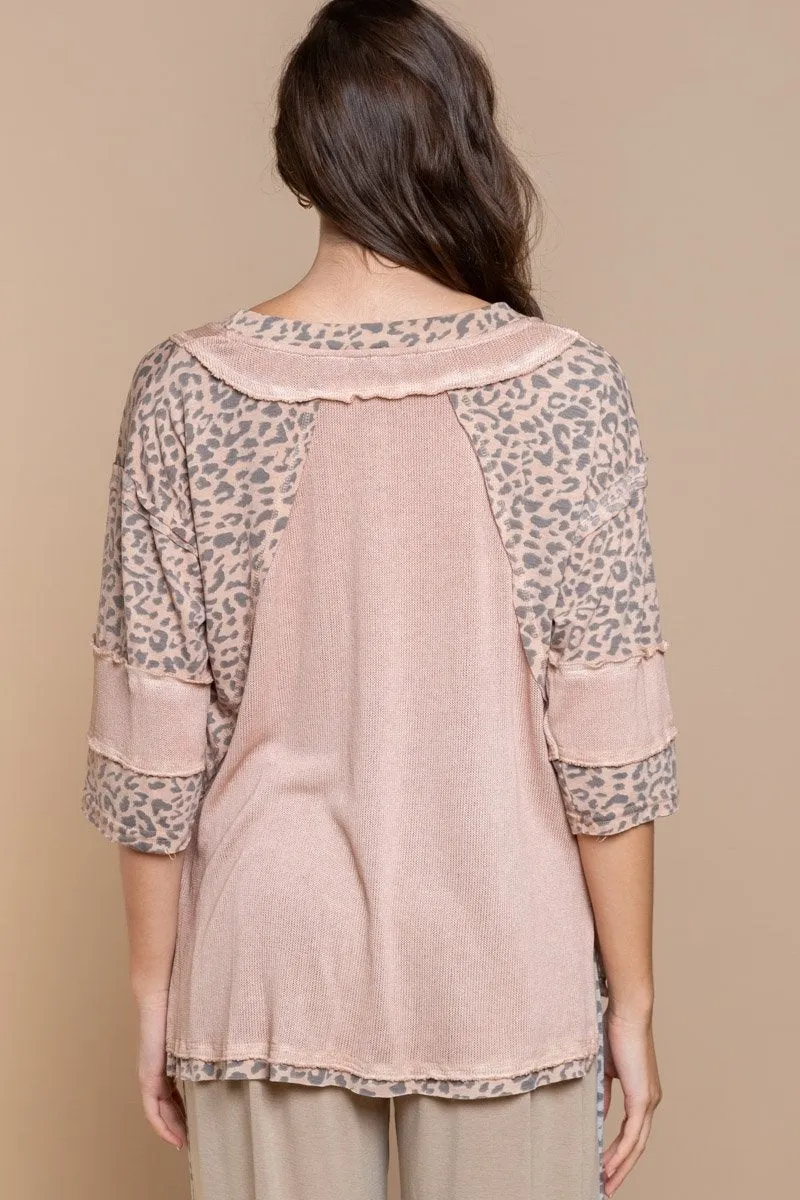 Fearless Perfect Knit Top, Mauve