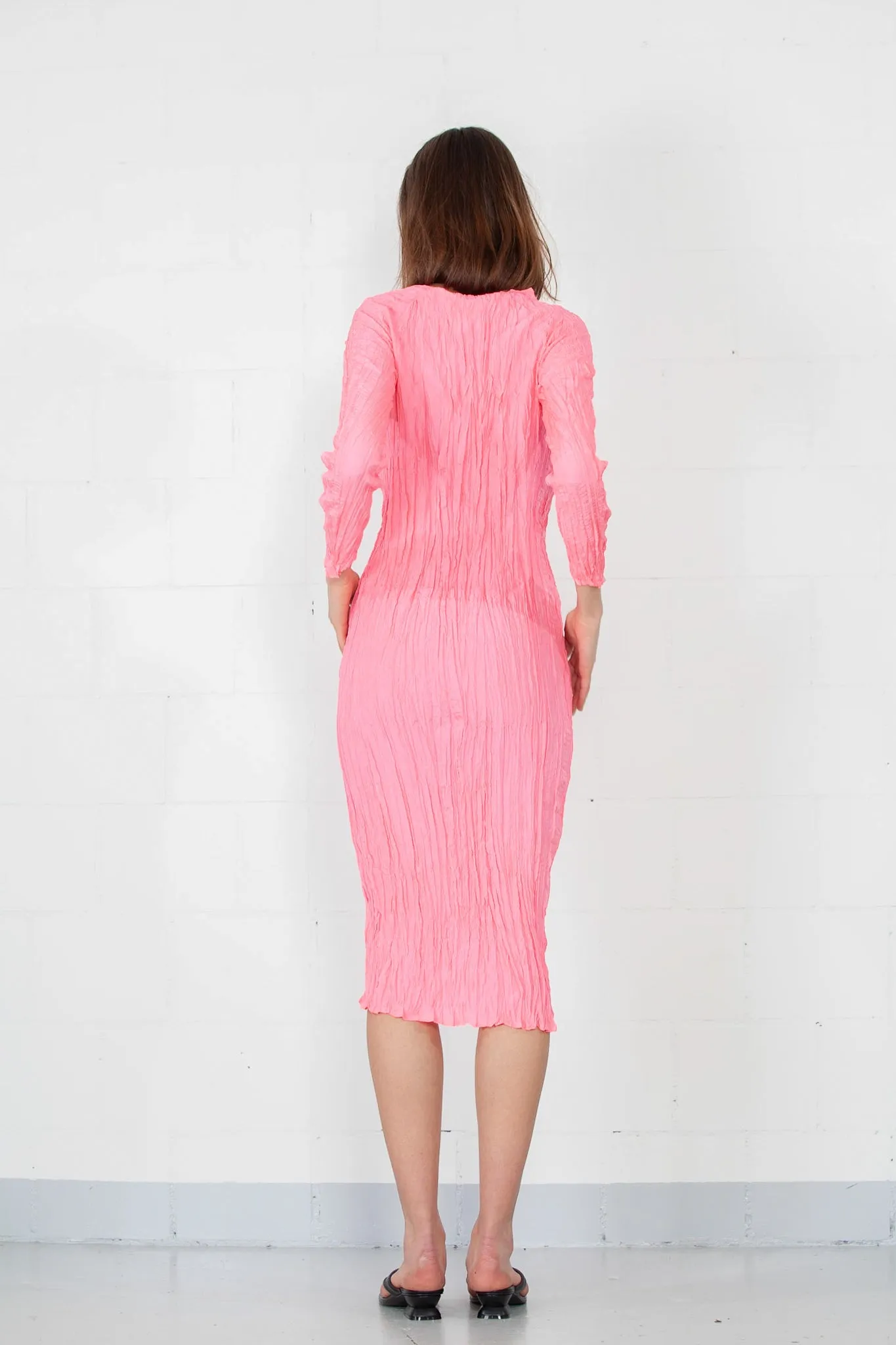 Fluoro Palma Pleated Dress