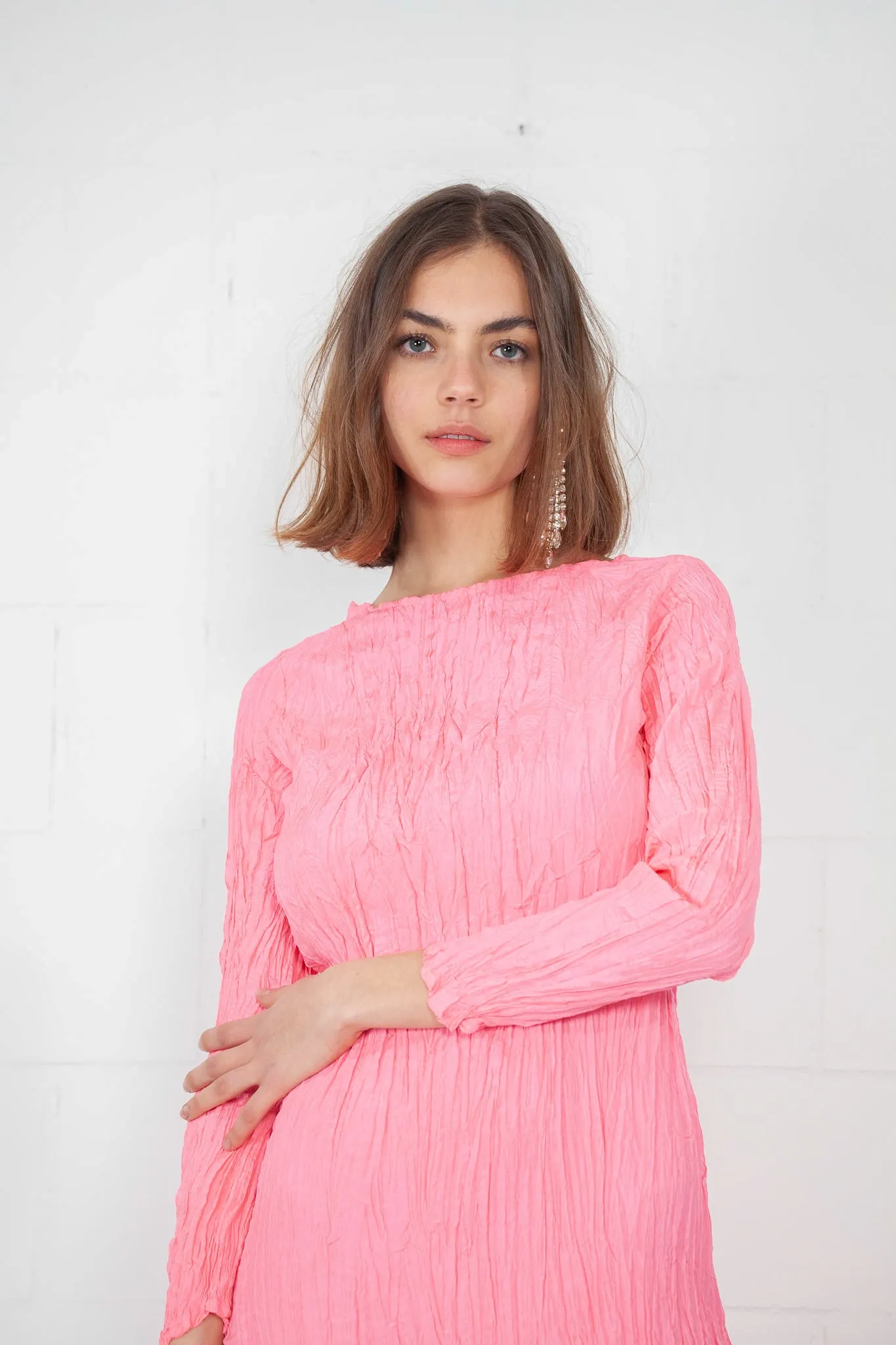 Fluoro Palma Pleated Dress