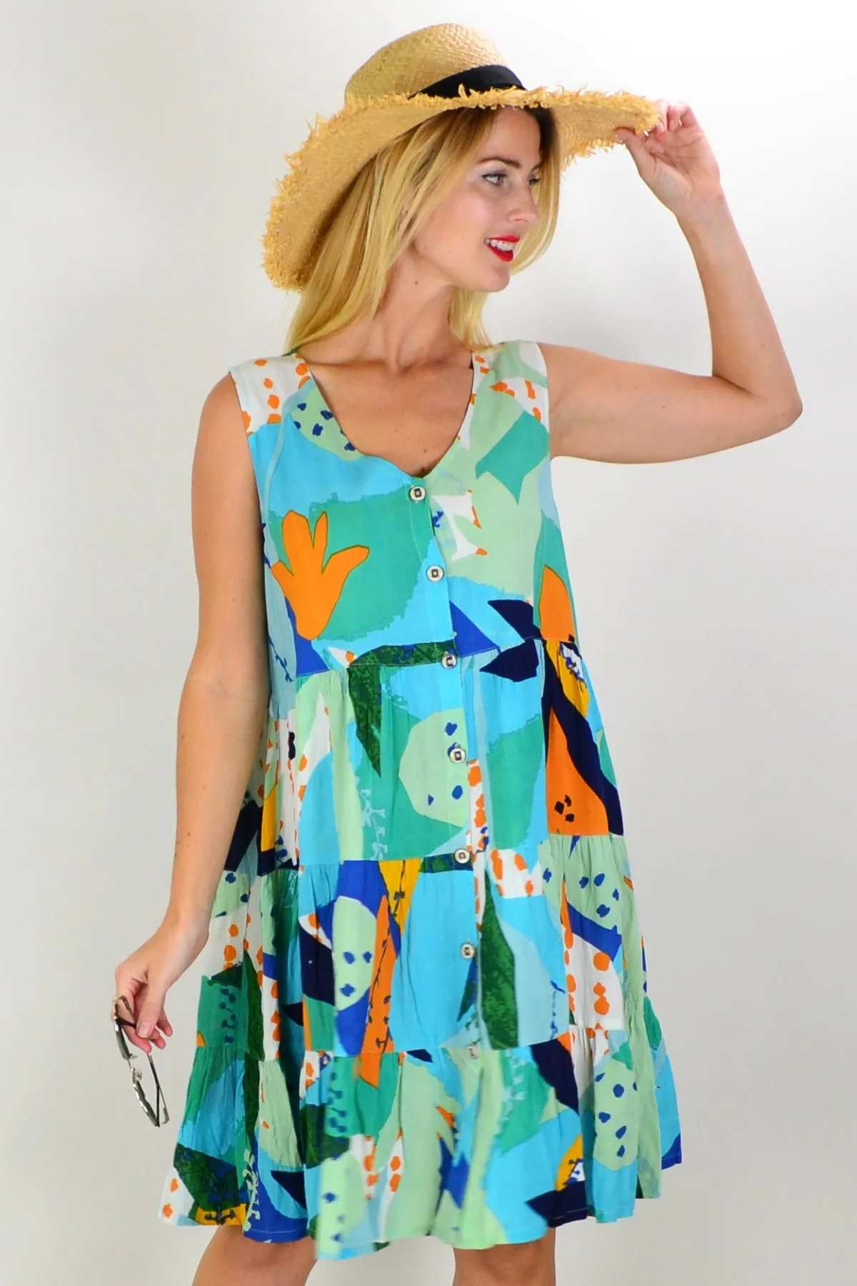 Frigliani Tiered Tunic Dress