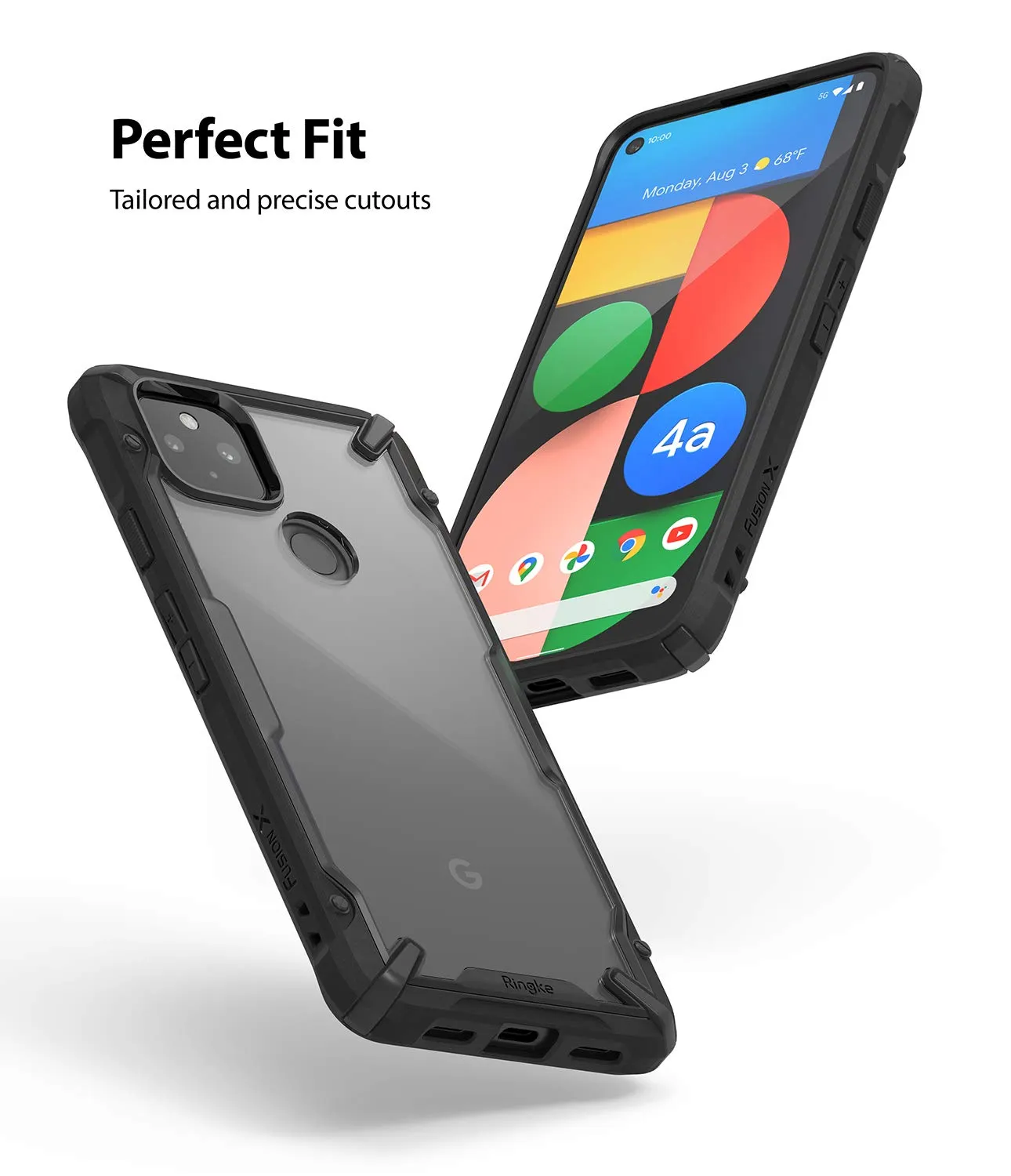 Google Pixel 4a 5G Back Cover Case | Fusion X - Black