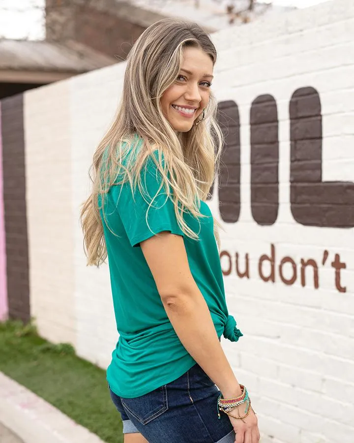 Grace & Lace Perfect Pocket Tee (Solids/Prints)