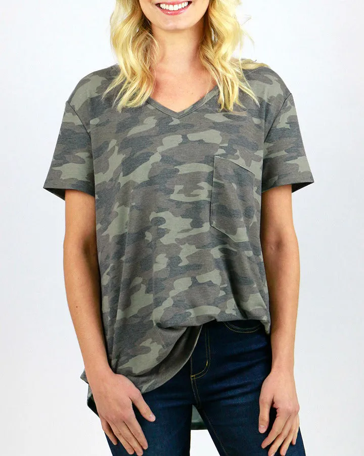 Grace & Lace Perfect Pocket Tee (Solids/Prints)