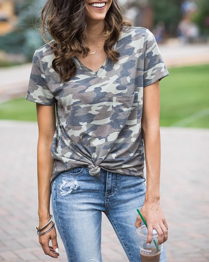 Grace & Lace Perfect Pocket Tee (Solids/Prints)