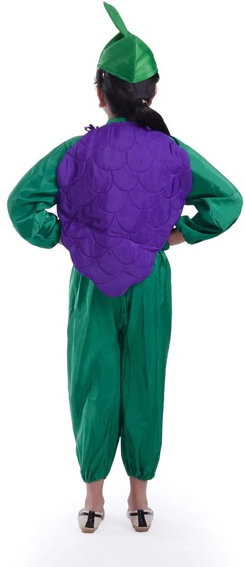 Grape Fruit Cutout with Cap for Girls and boys for Fancy dress competitions