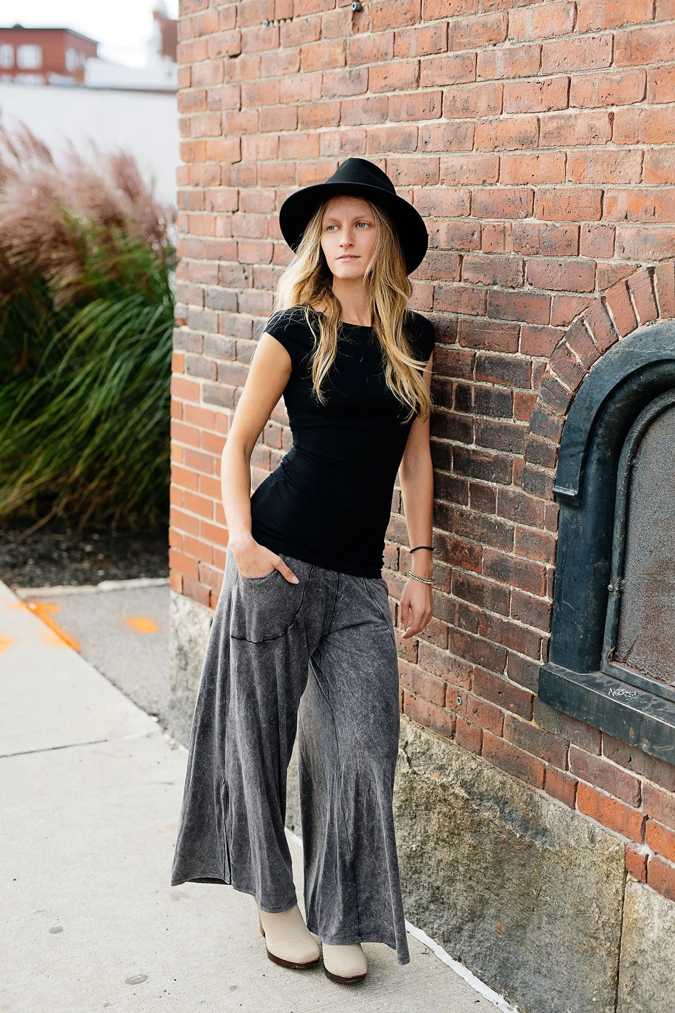 HARLOW elegant wide leg pant