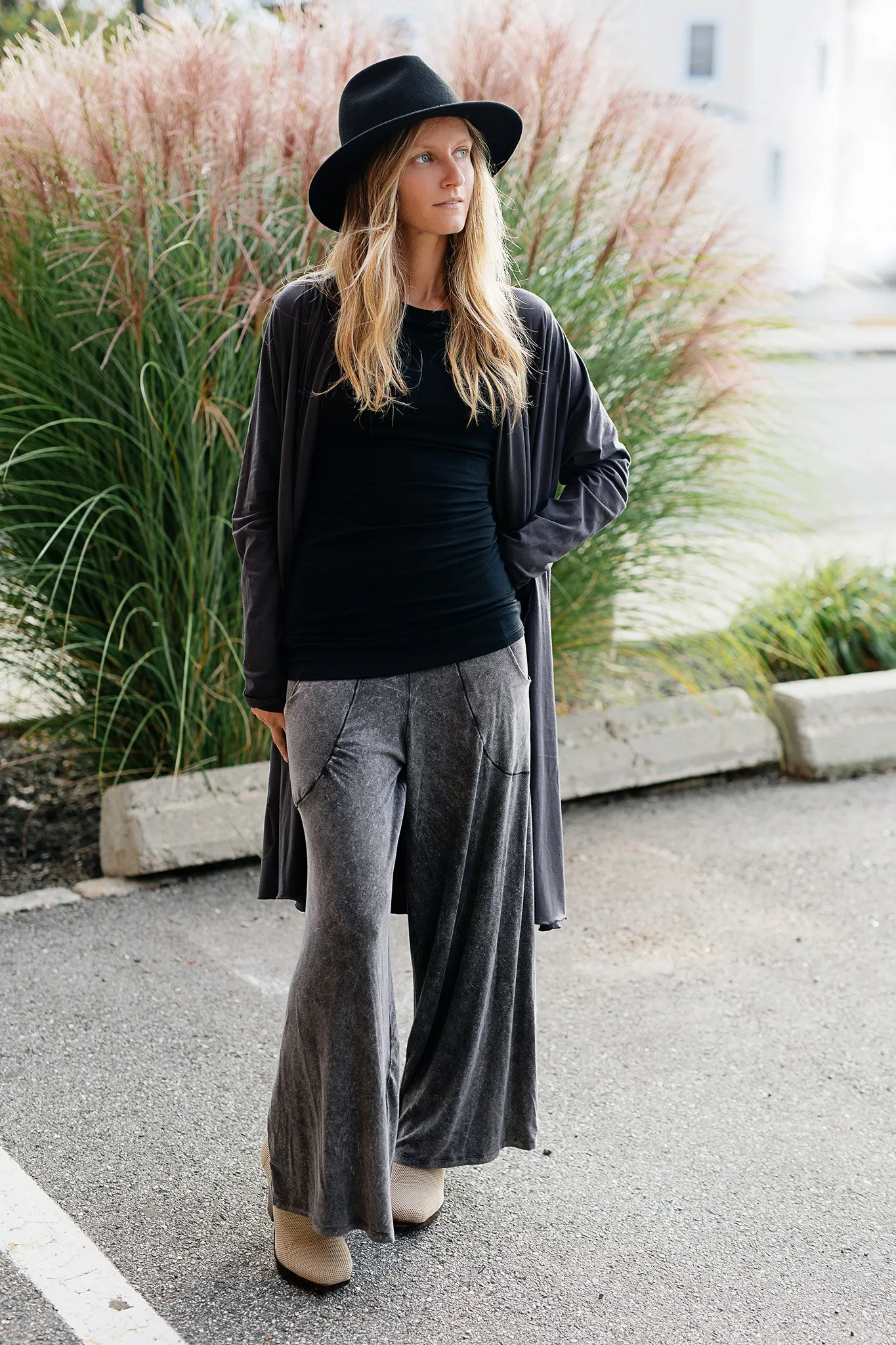 HARLOW elegant wide leg pant