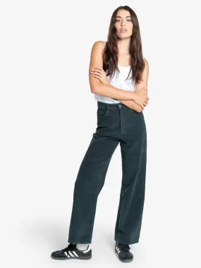 Holly Cord Pant - Dark Jade