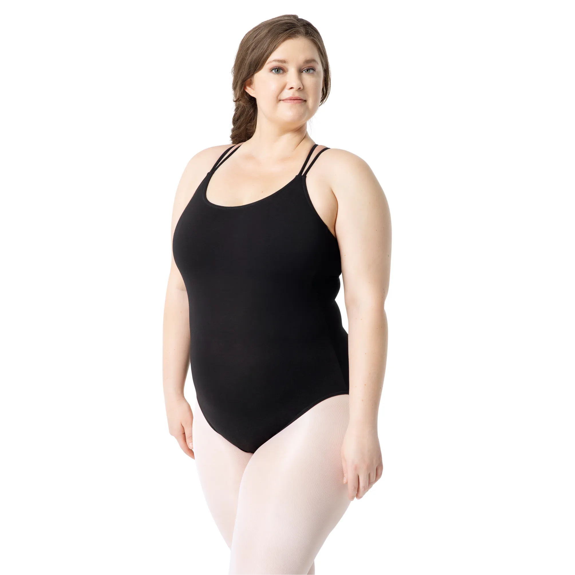 Hull Performance Academy Capezio Ladies Double Strap Camisole Leotard