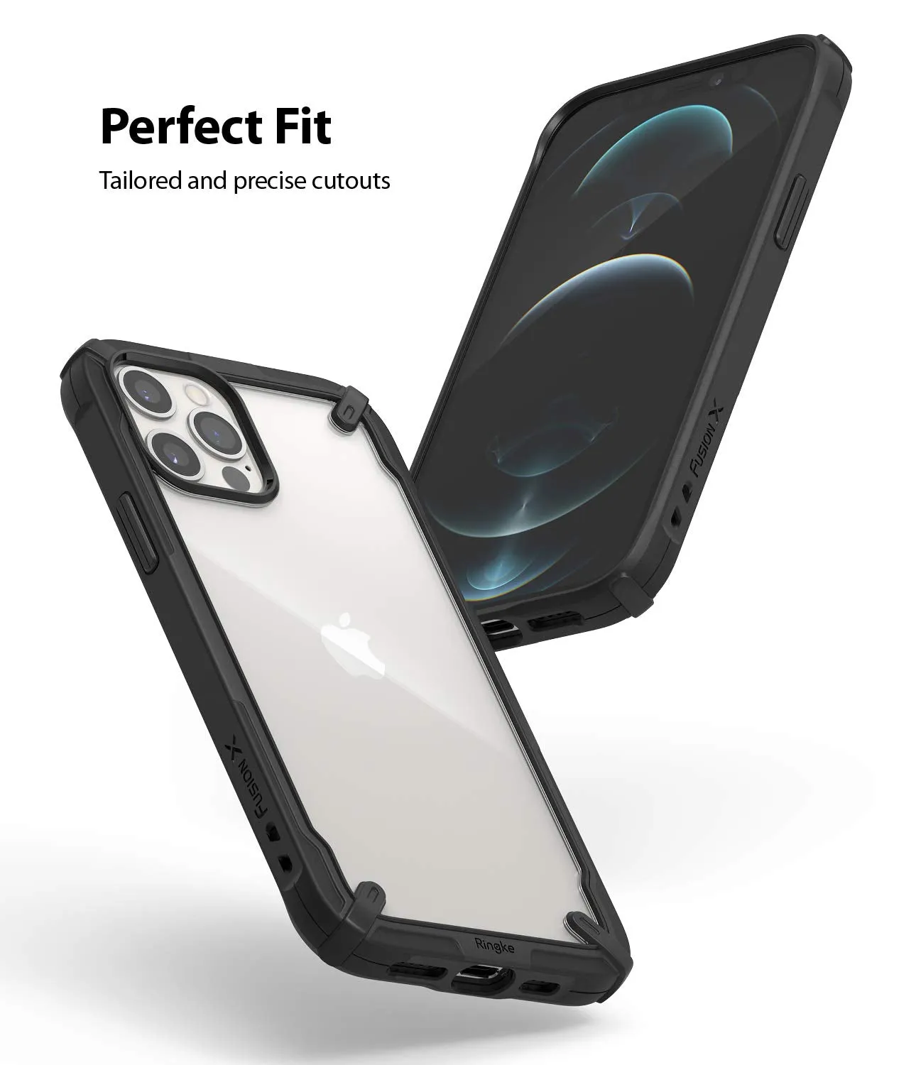 iPhone 12 / 12 Pro Back Cover Case | Fusion X - Black