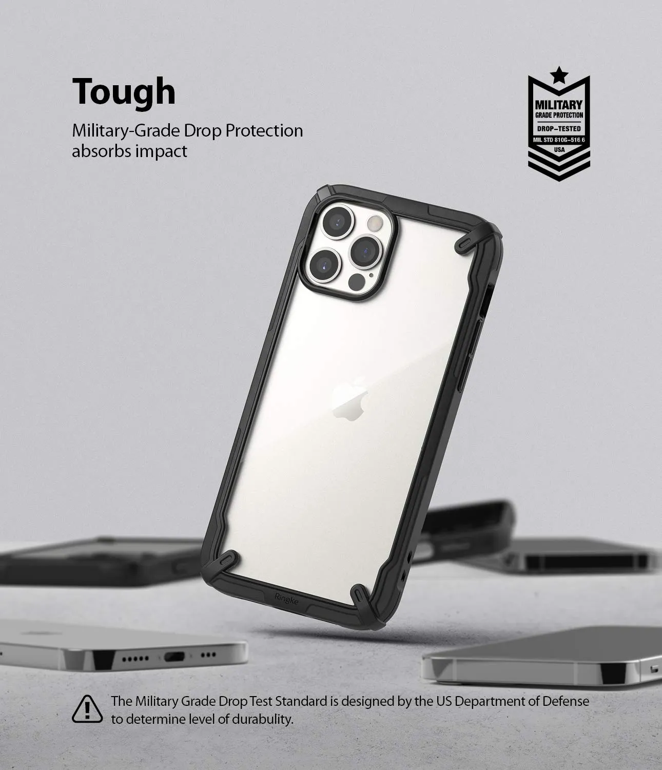 iPhone 12 / 12 Pro Back Cover Case | Fusion X - Black