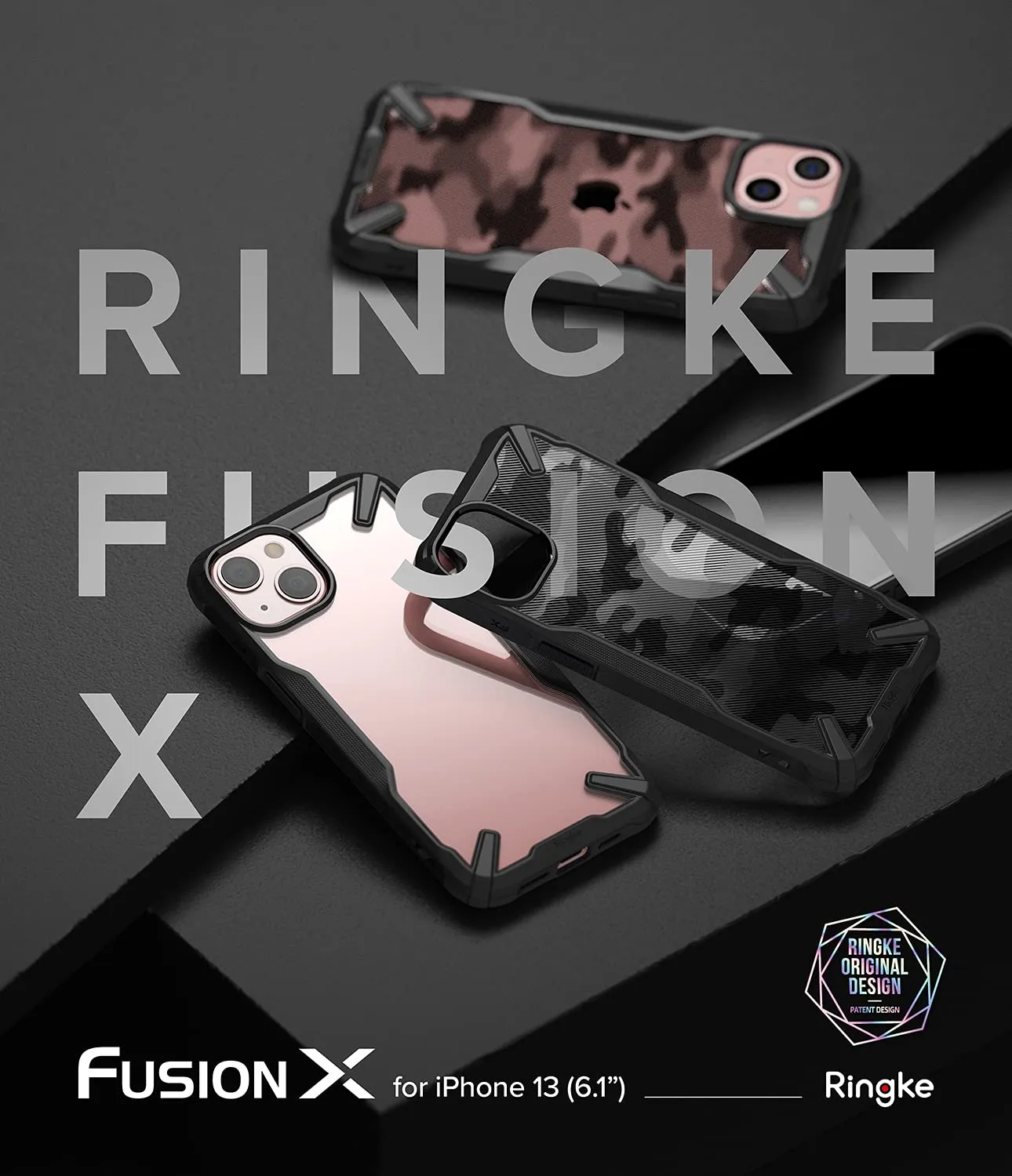 iPhone 13 Back Cover Case | Fusion X - Black