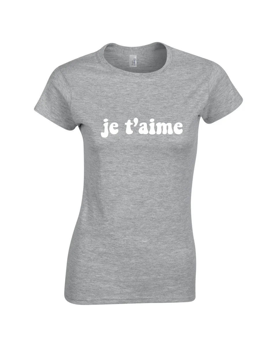 je t'aime