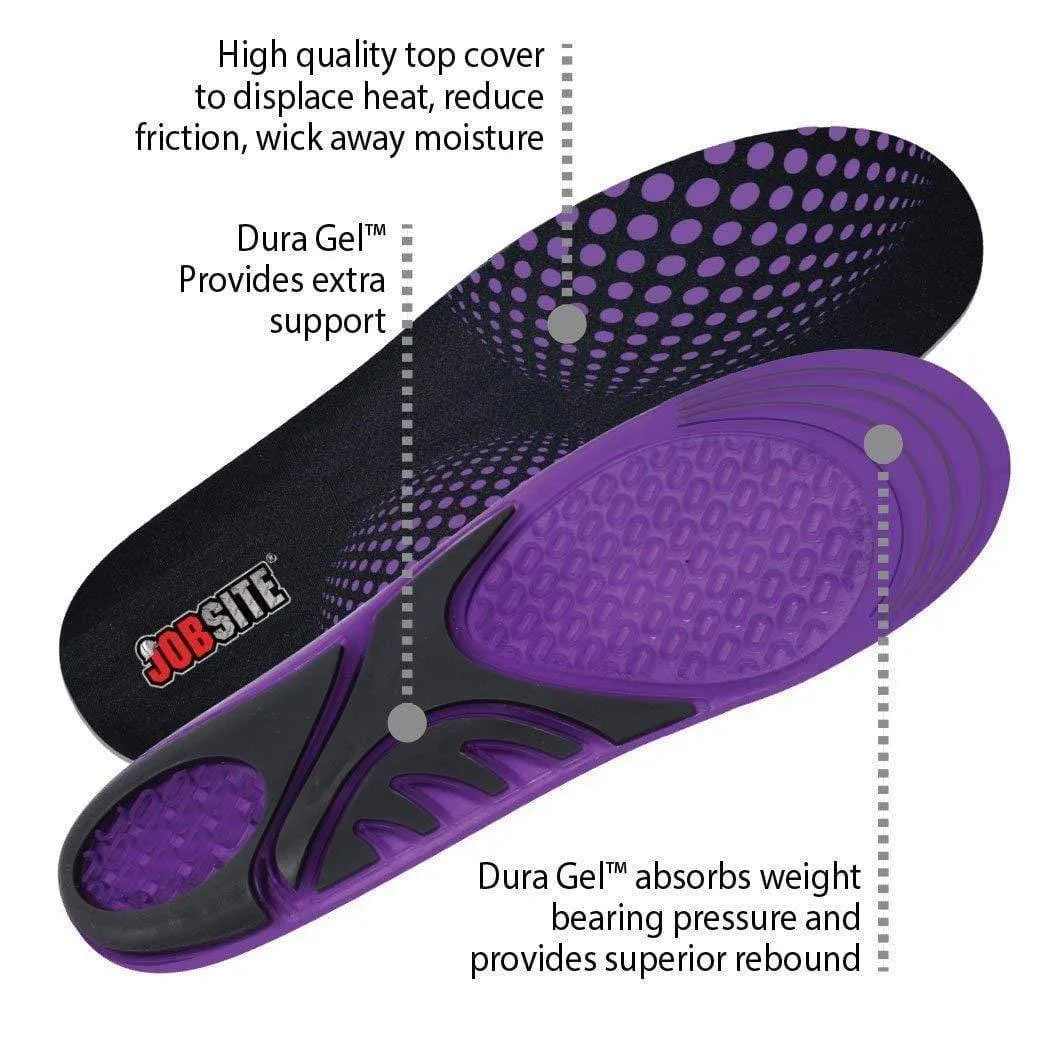 JobSite Dura Gel Comfort Insoles – Trim to fit