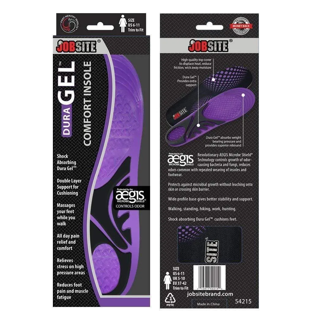 JobSite Dura Gel Comfort Insoles – Trim to fit