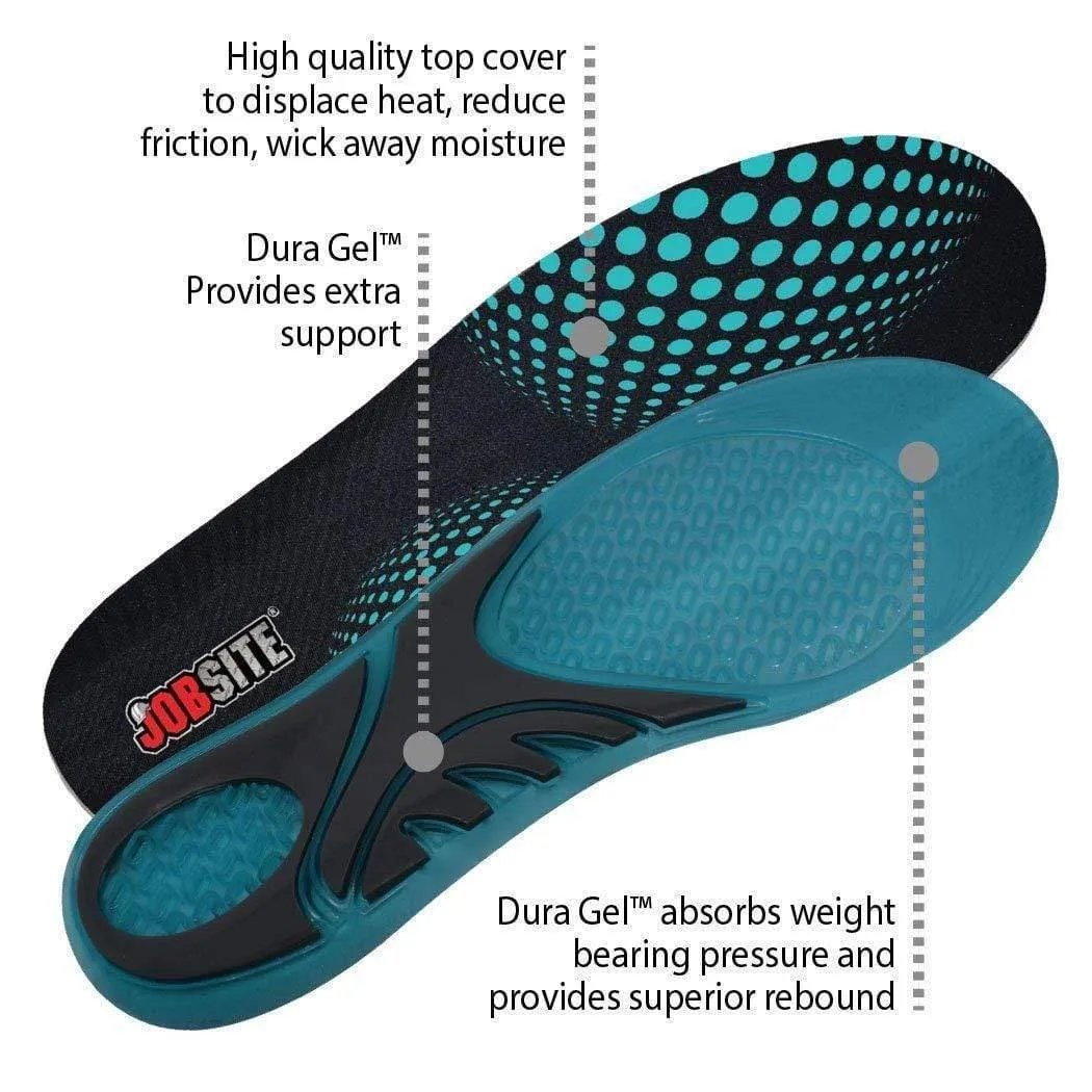 JobSite Dura Gel Comfort Insoles – Trim to fit