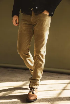 KATO - "The Pen" Stretch Corduroy Pants - Khaki