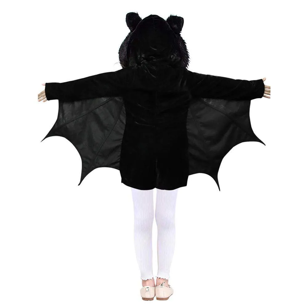 kids Bat cape suit Cosplay Halloween Performance Costumes pants