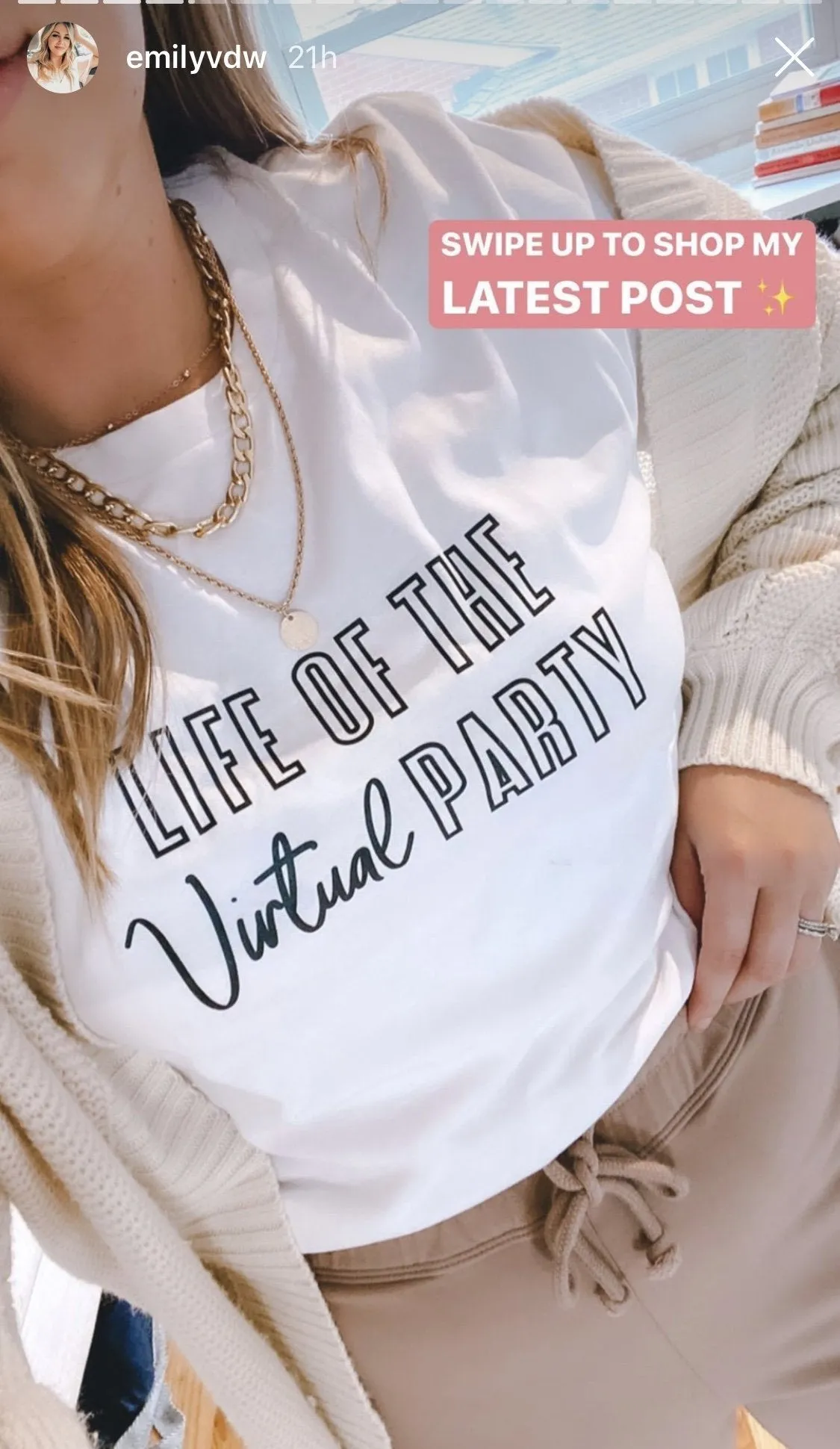 Life of the Virtual Party Tee