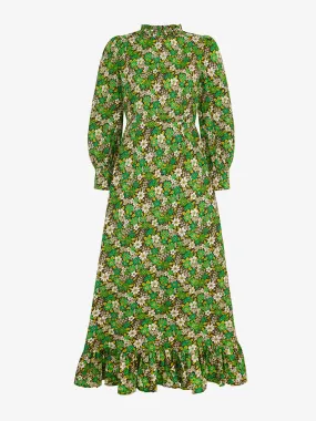 Lime Ditsy print Penworth dress