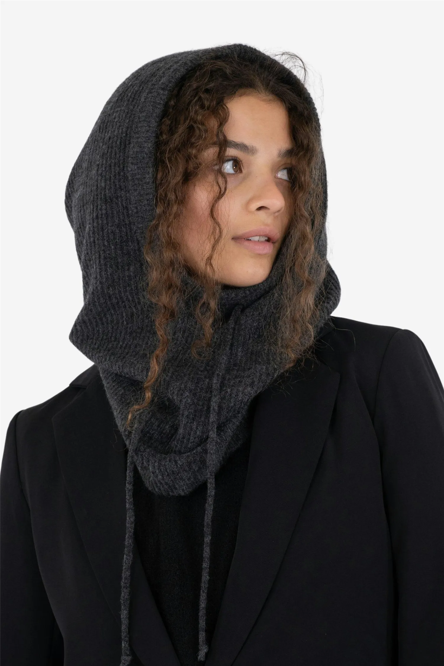 Madita Knit Balaclava Antracit