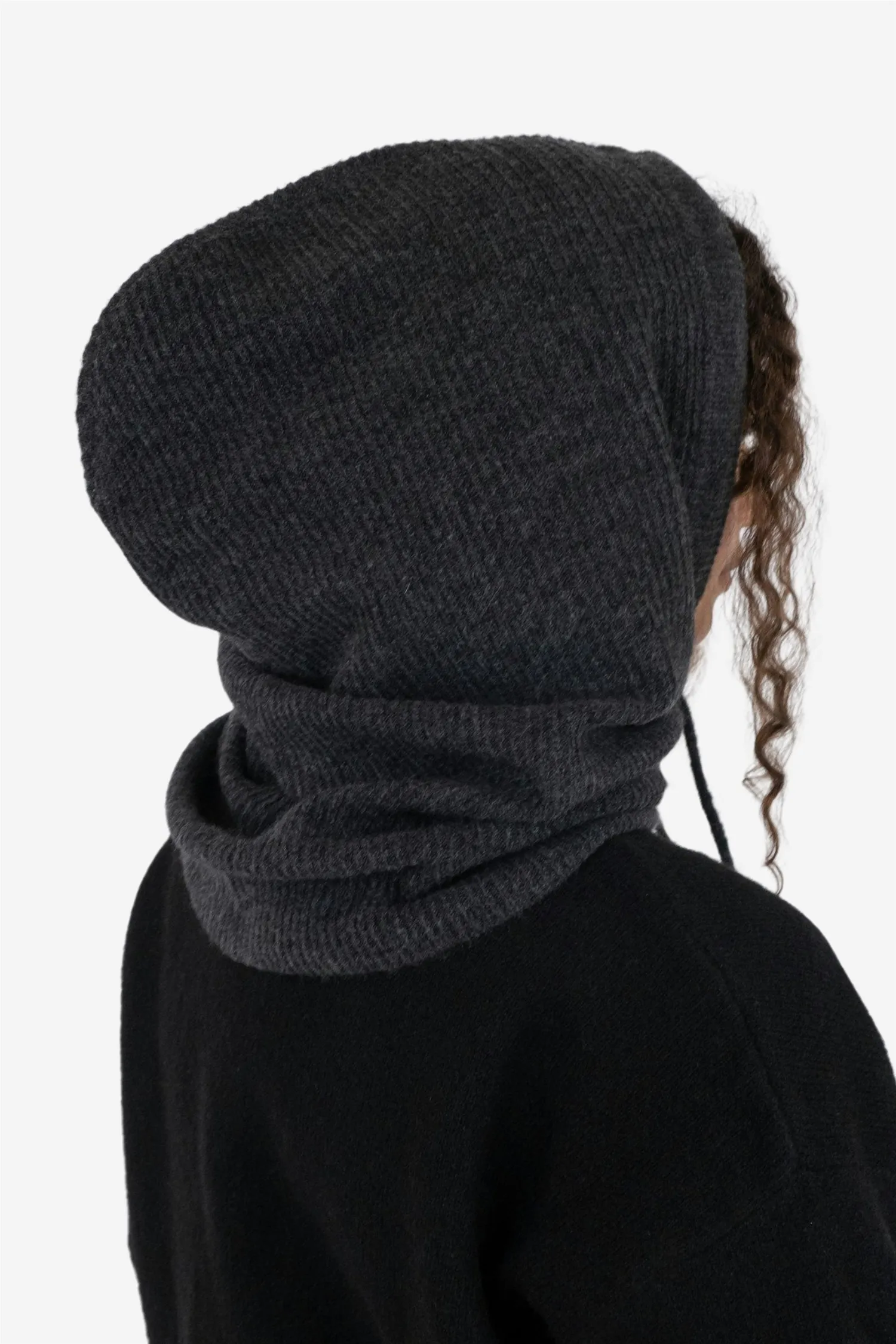 Madita Knit Balaclava Antracit