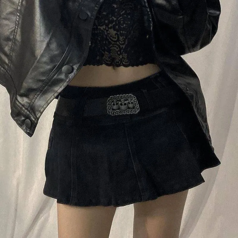 Maeve Solid Mini Skirt