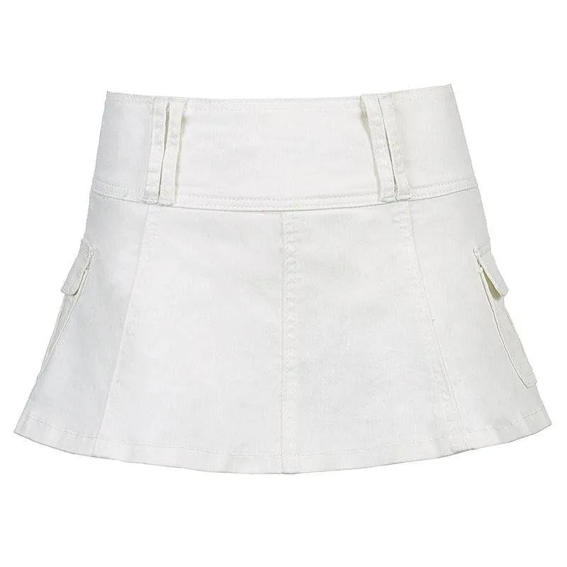 Maeve Solid Mini Skirt