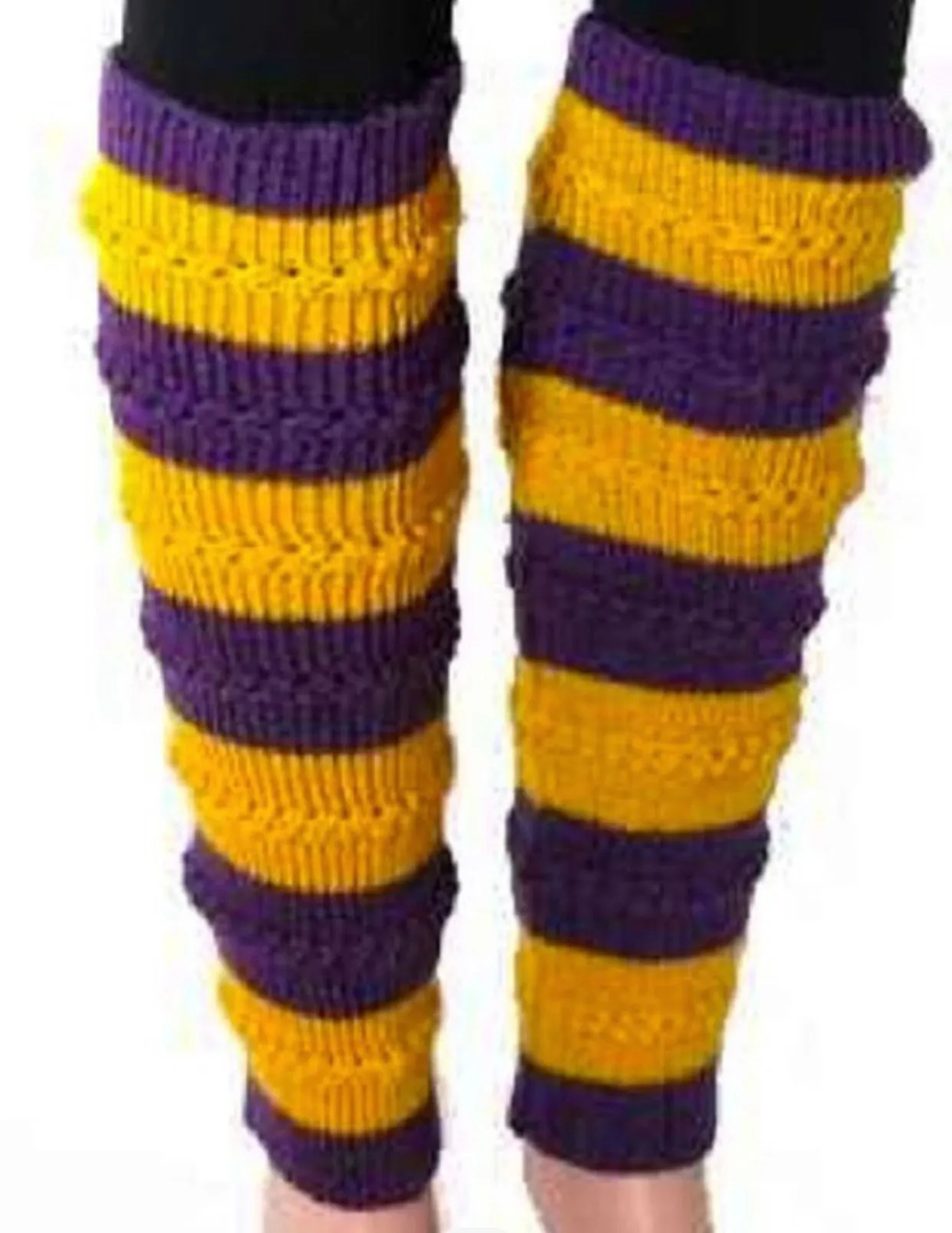 Mardi Gras Leg Warmers