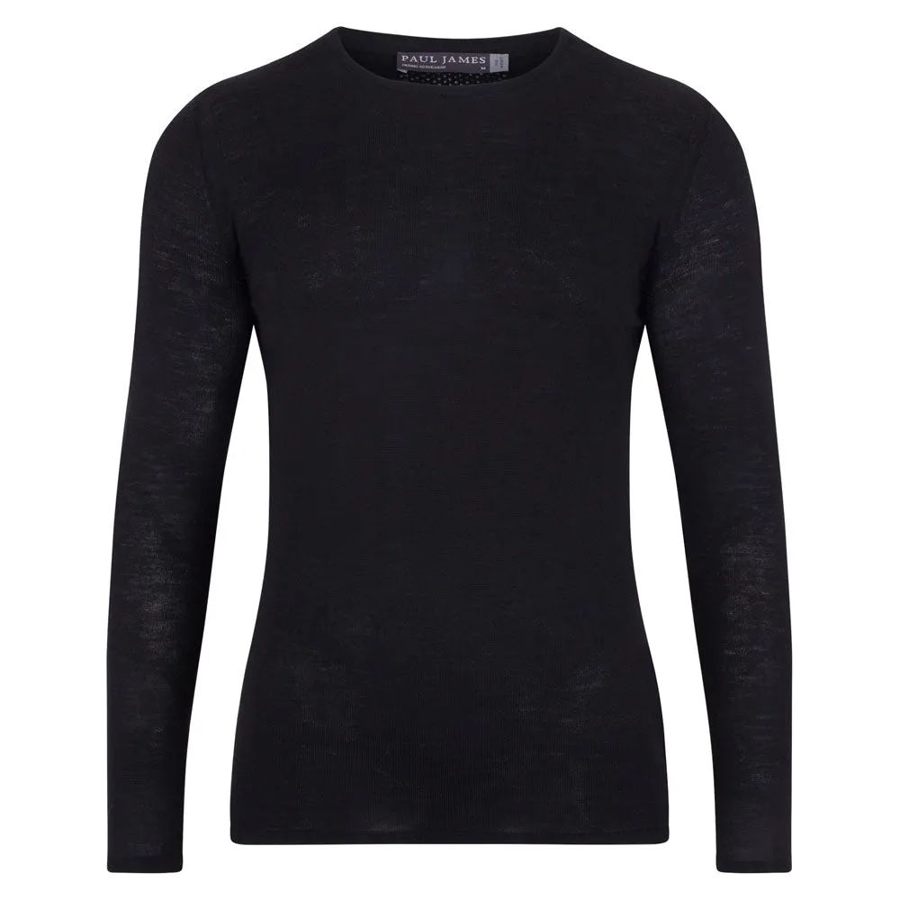 Mens Midweight Merino Activewear Base Layer Top