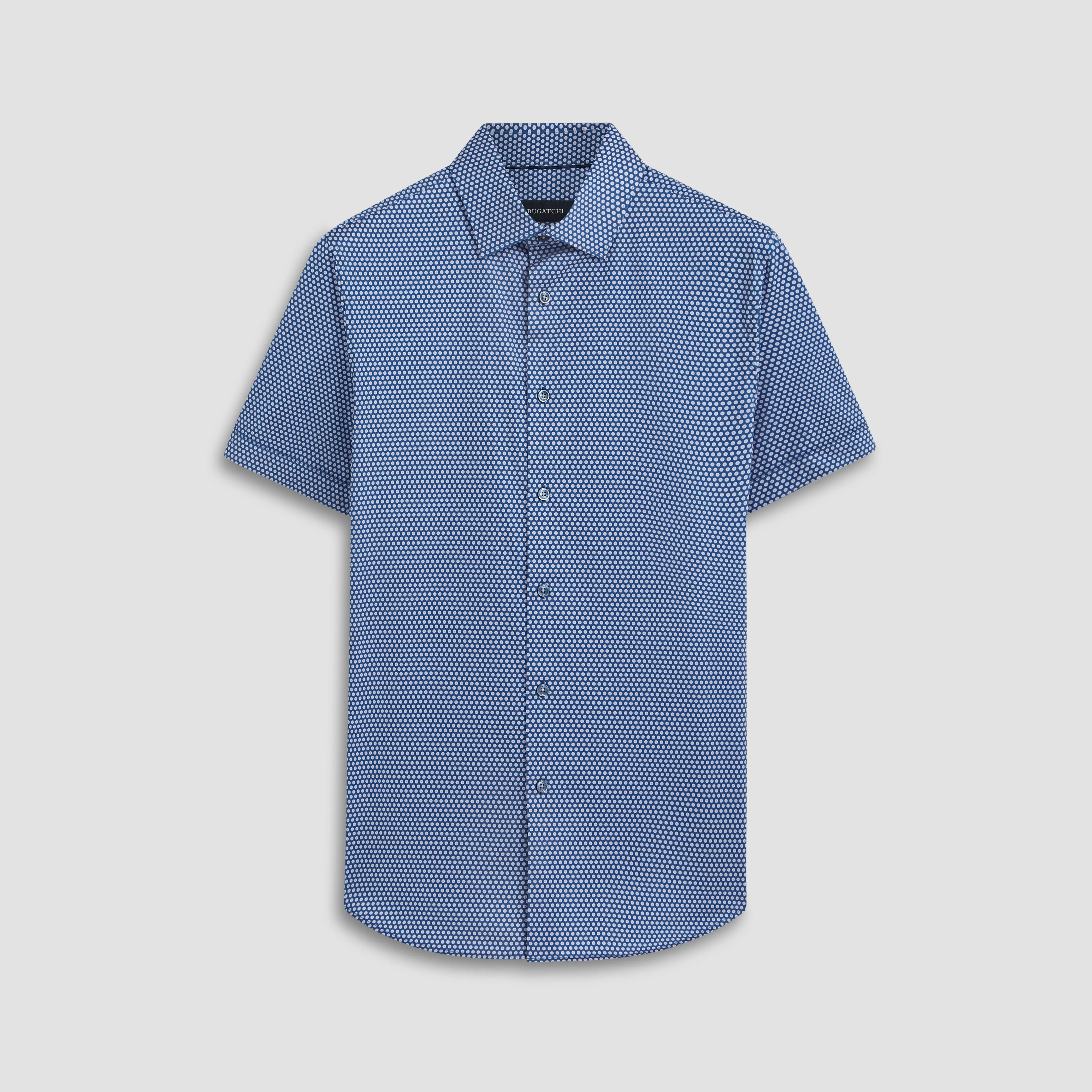 Miles Polka Dot OoohCotton Short Sleeve Shirt