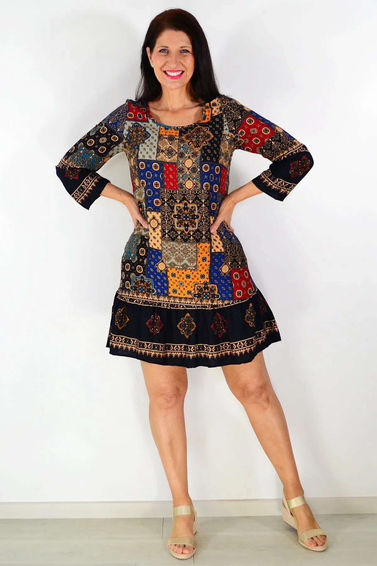 Mosaic Moroccan Tunic Dress