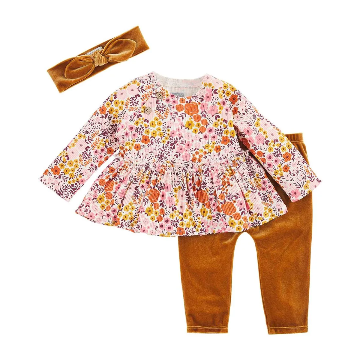 MUD Fall Floral Tunic and Legging Set