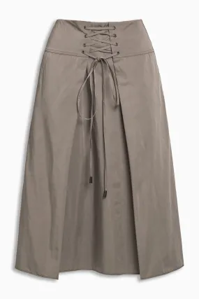 Next Mink Corset Midi Womens Skirt