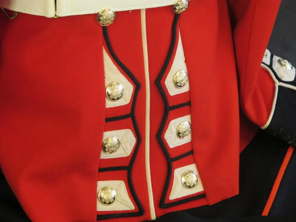 Original British Scots Guard Uniform Set Complete with Bearskin Helmet