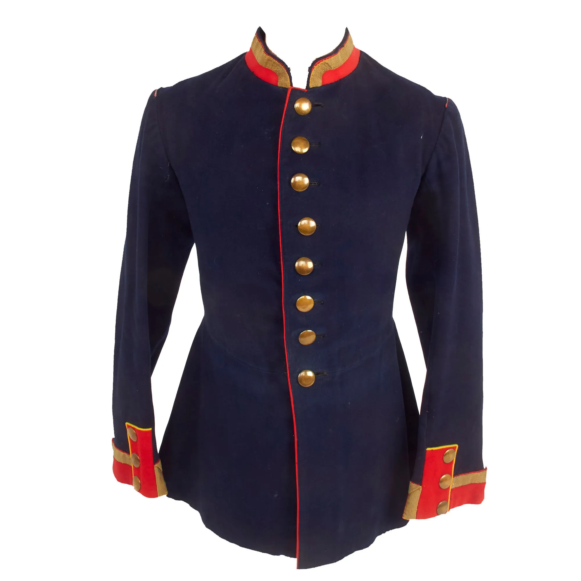 Original Imperial German Pre-WWI Royal Bavarian Chevau-légers Cavalry Waffenrock Tunic