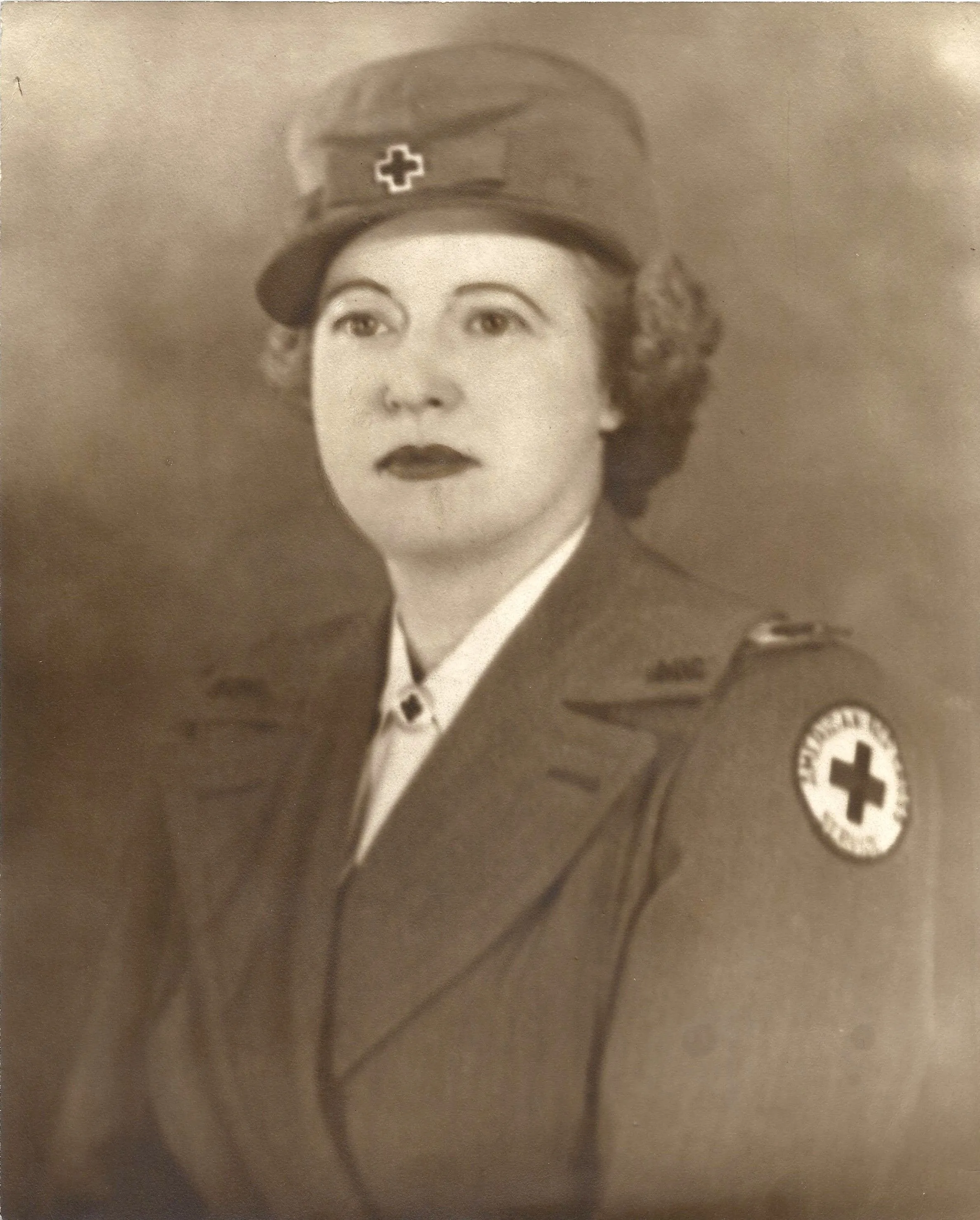 Original U.S. WWII American Red Cross Nurse Named Grouping - Luella Klauser