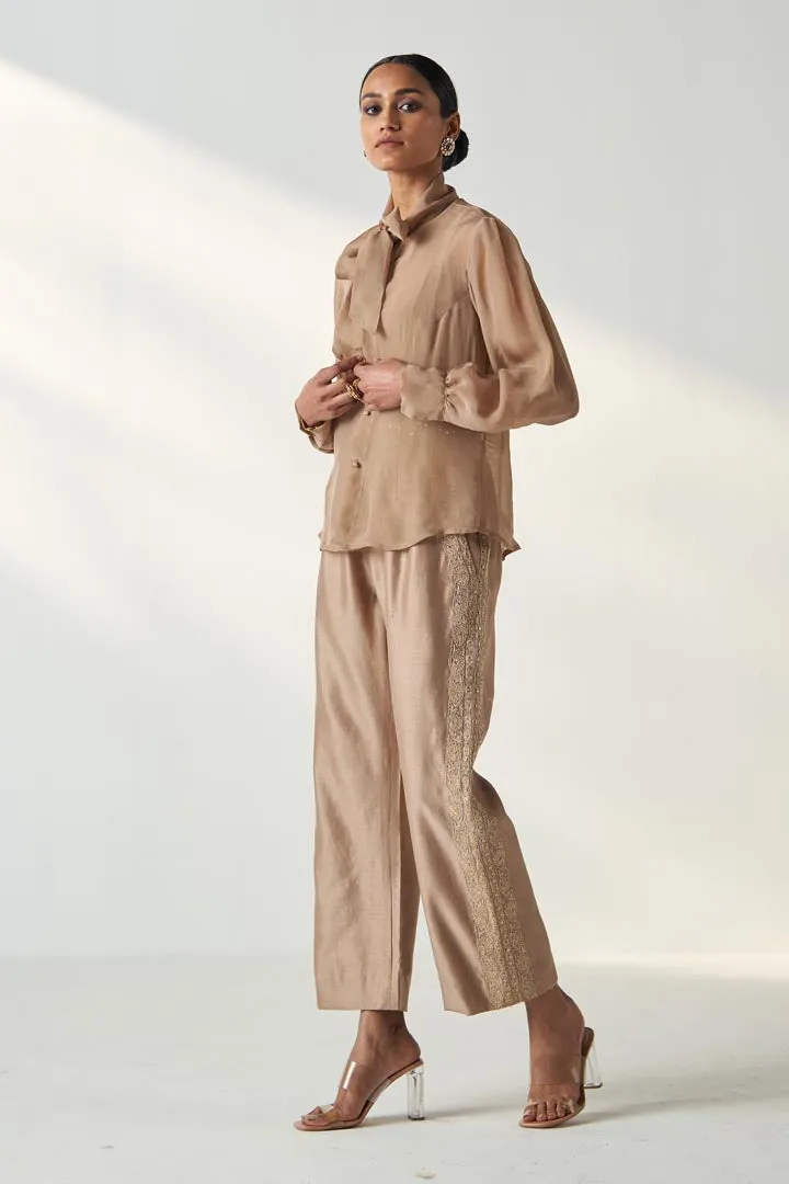 PADMA FAWN SHIRT PANT SET