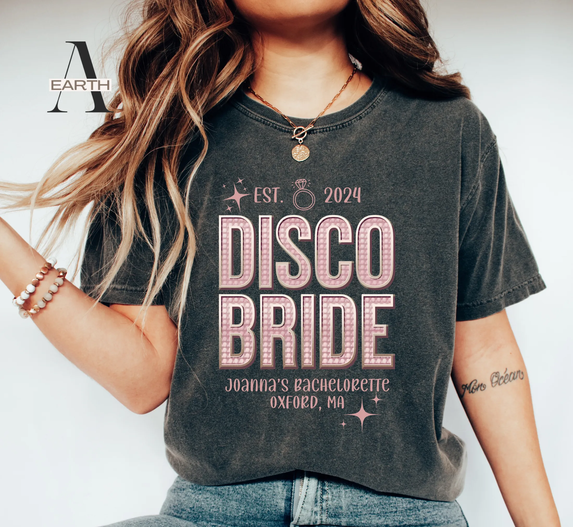 Personalized Disco Bride Shirt