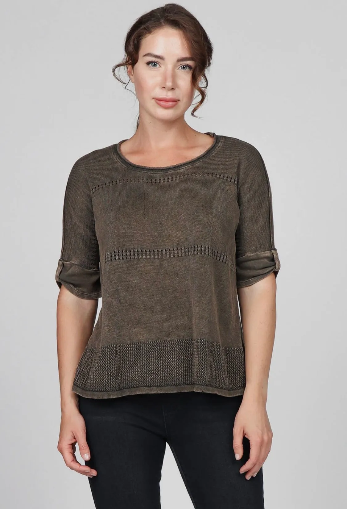 Pointelle Knit Top