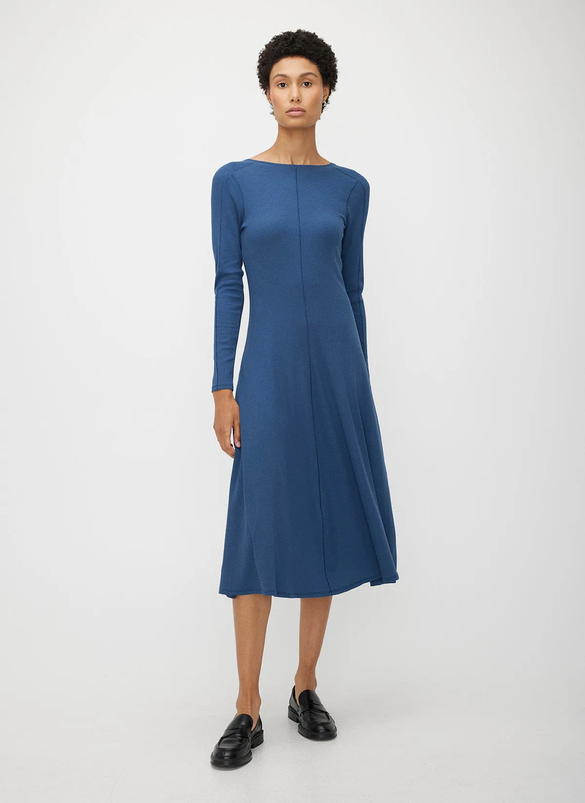 Poise High Neck V-Back Dress