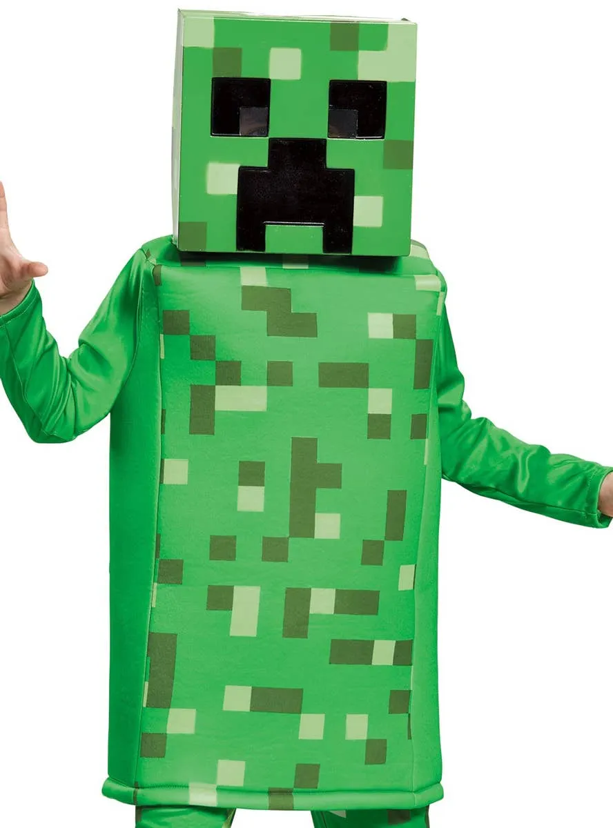 Prestige Green Minecraft Creeper Boys Book Week Costume