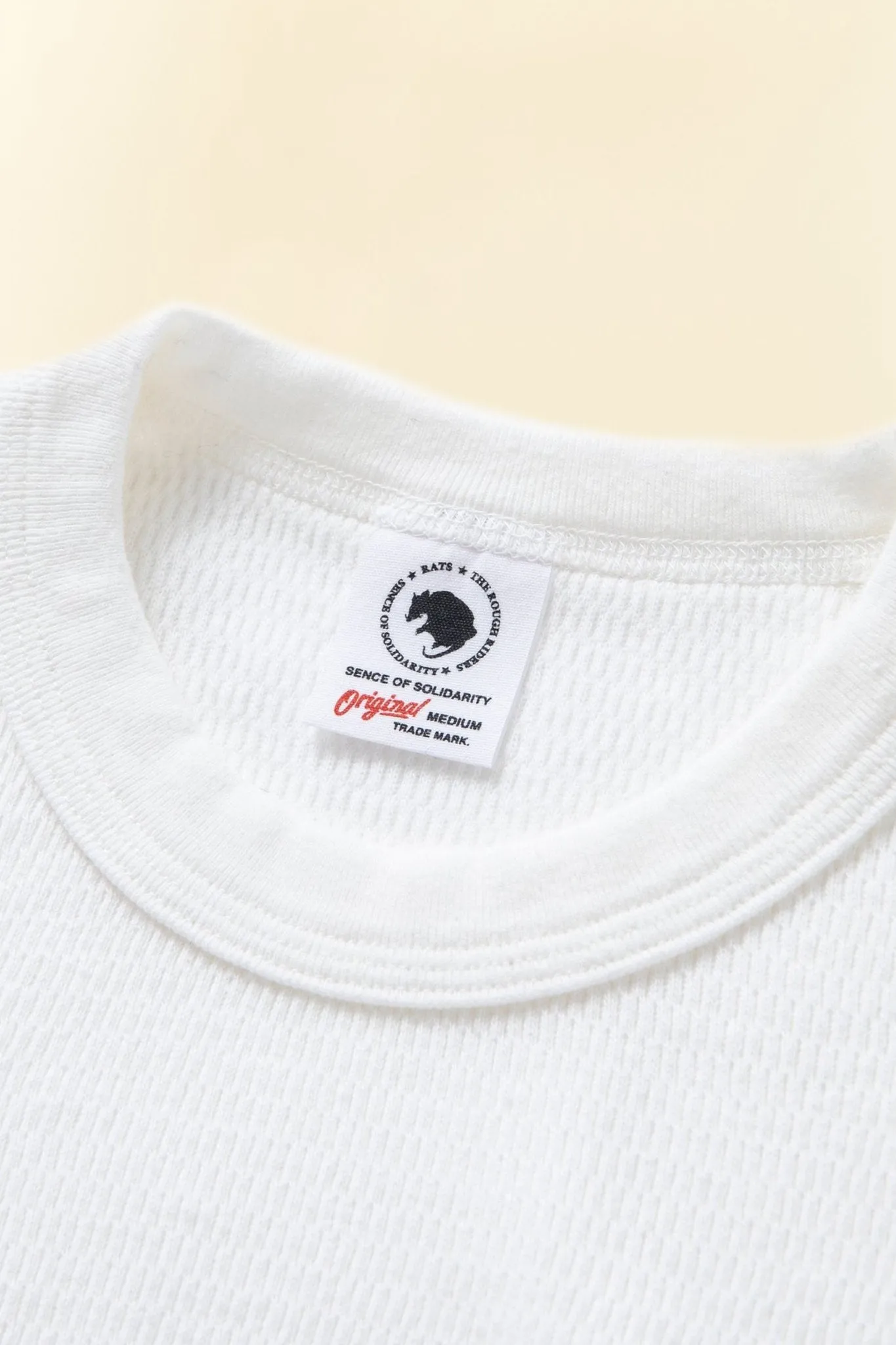 Rats Honeycomb Thermal Long Sleeve - White