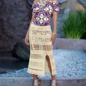 Red Heart Crochet Caribbean Skirt