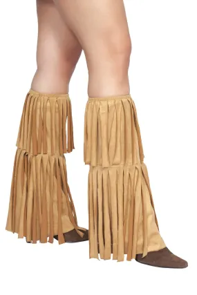 Roma Fringed Leg Warmers - Costume Accessory