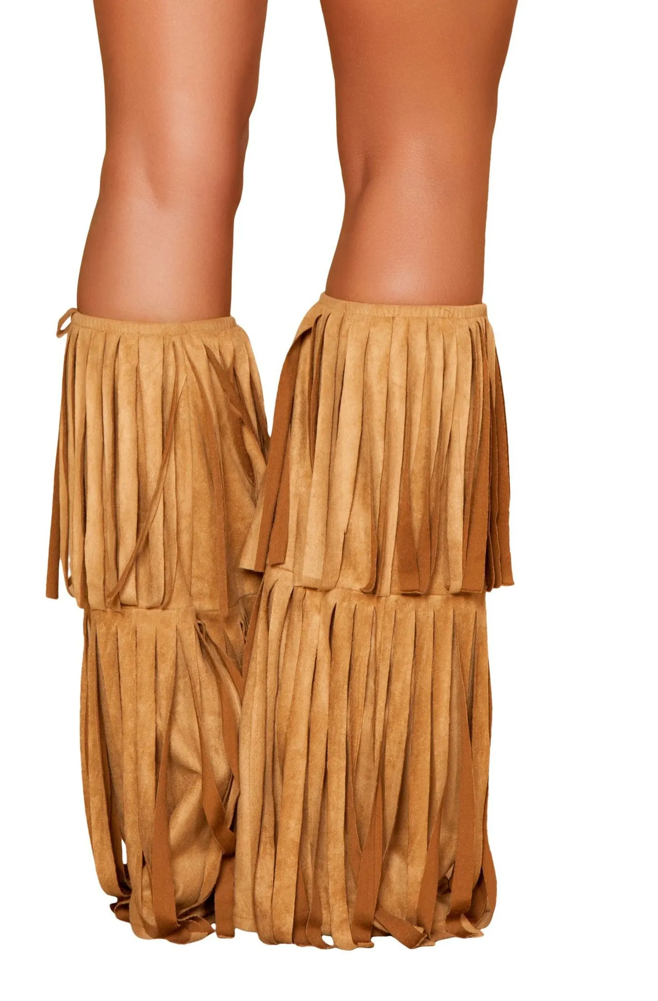 Roma Fringed Leg Warmers - Costume Accessory