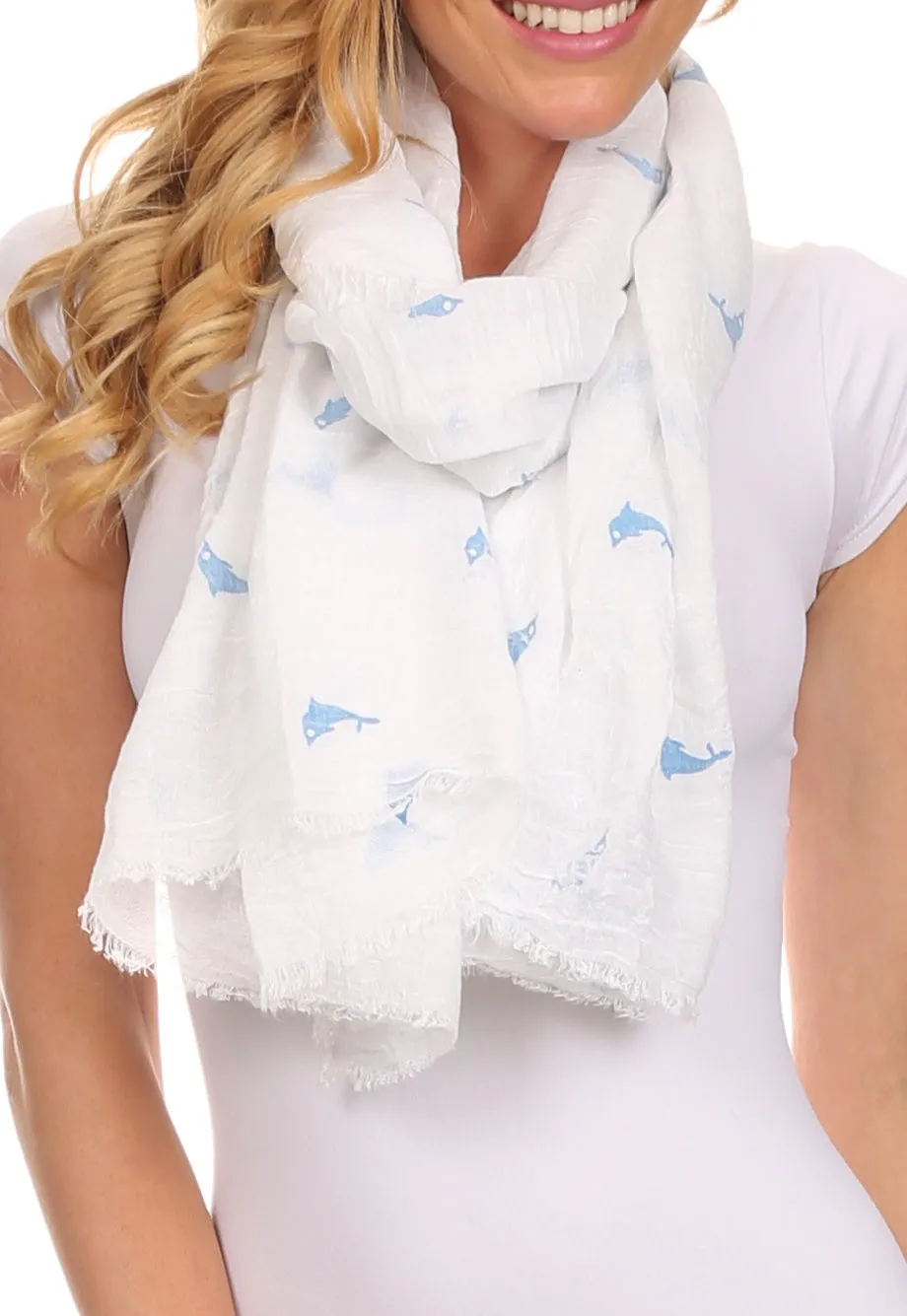 Sakkas Hillary summer breeze lightweight flowing sheer gauze wrap scarf