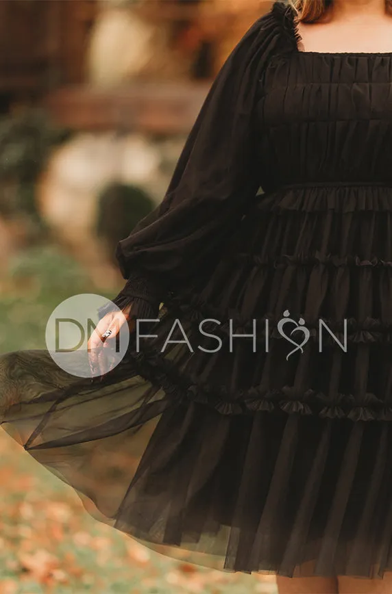 Sasha Black Dress - DM Exclusive - Maternity Friendly