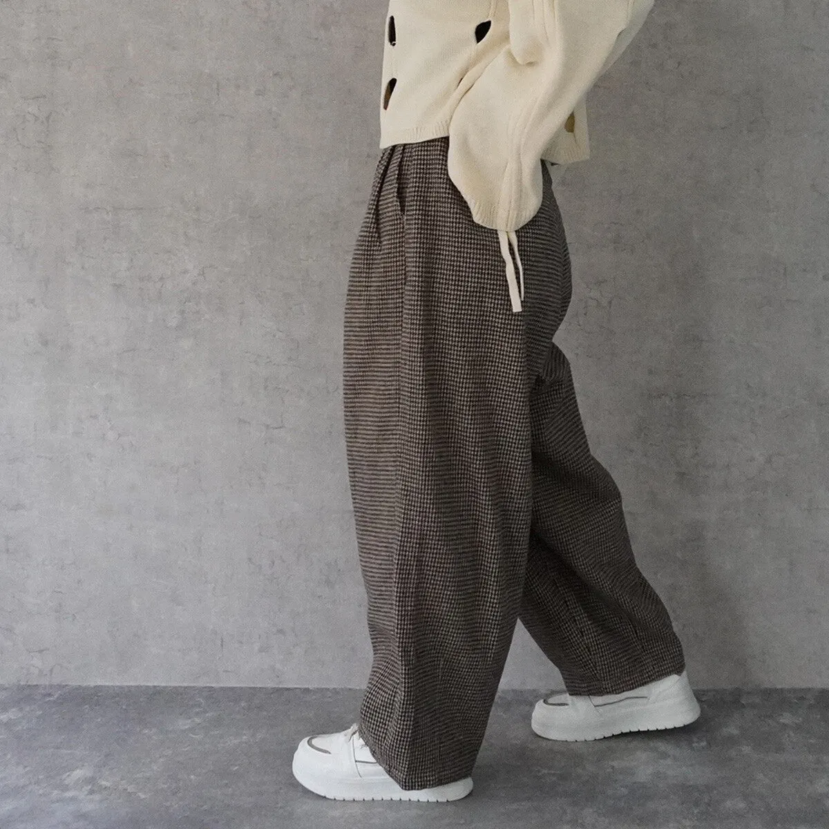 SATO | Houndstooth Balloon Pants